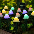 Solar-Powered Mushroom Lights Outdoor Decorative
