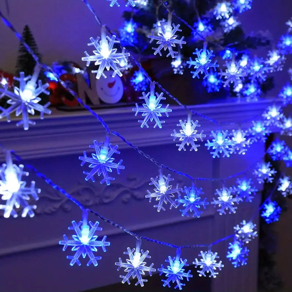 Snowflake Christmas String Light Indoor & Outdoor Decorative