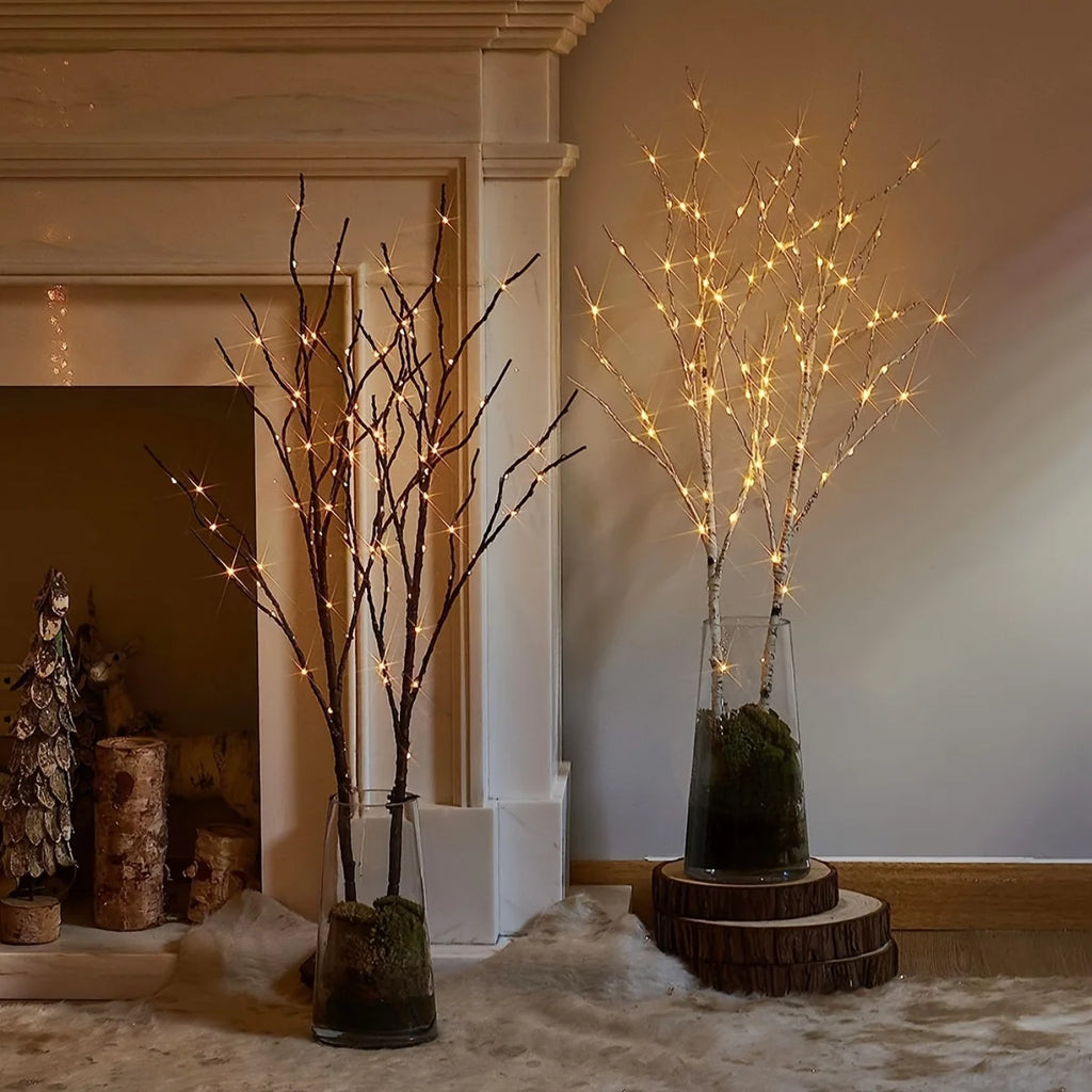 White Birch Branch Lights