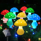 Solar-Powered Mushroom Light Garden Outdoor Decor