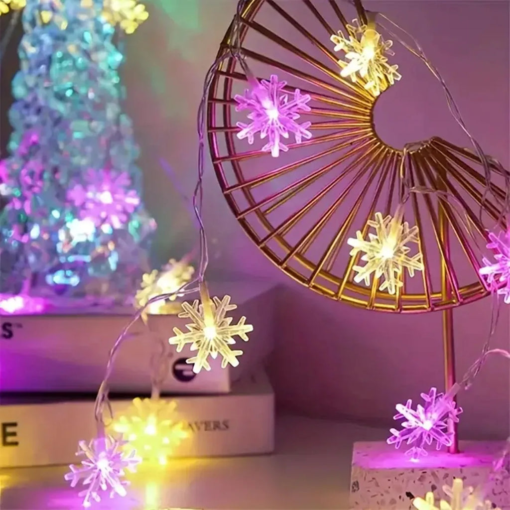 Snowflake Christmas String Light Indoor & Outdoor Decorative