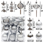 40 Pieces Christmas Ornaments Set