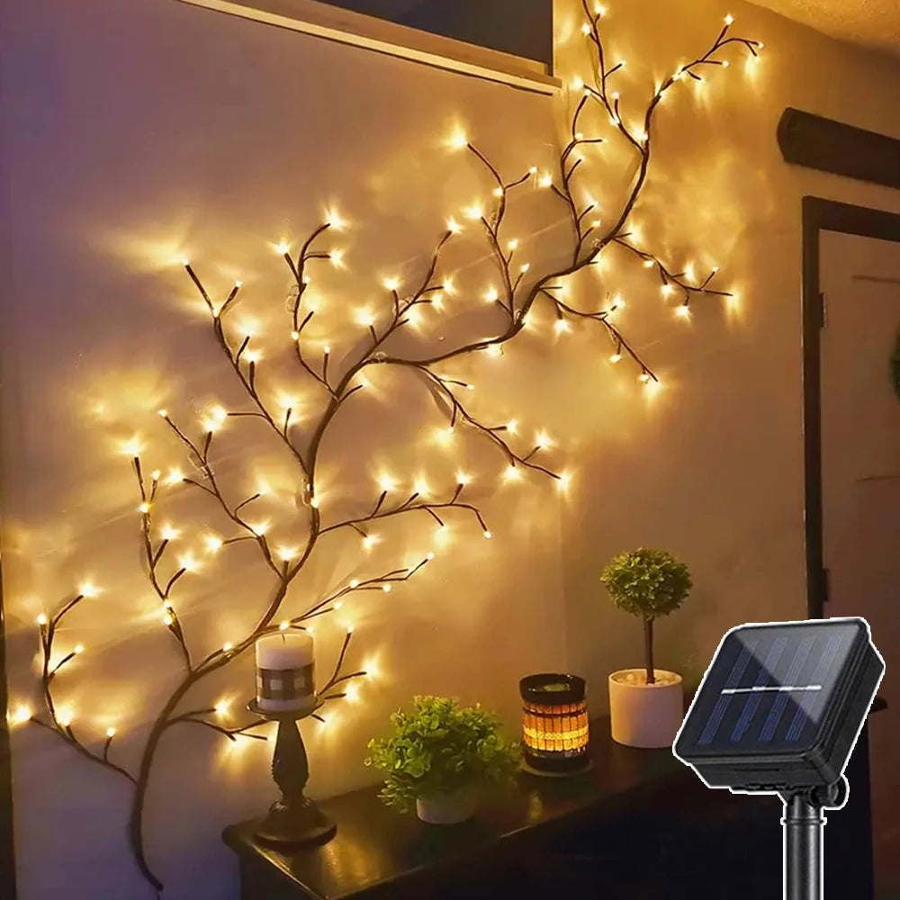 Christmas Tree Branch Lamp (Solar Powered)