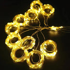 Christmas Curtain String Lights Decoration