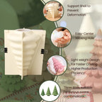 Christmas Tree Silicone Molds for Candle Making Xmas Handmade Candle Making Mould DIY Craft Candle Making Supplies