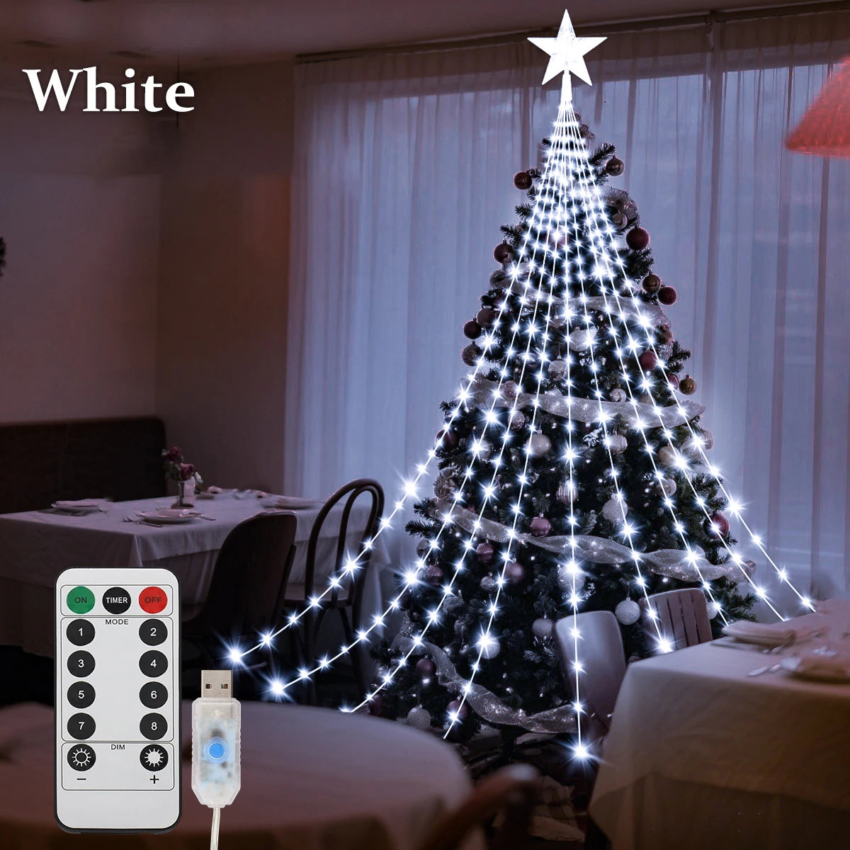 LED Outdoor Christmas Tree Decorations Lights
