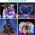 Christmas Curtain String Lights Decoration