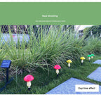 Solar-Powered Mushroom Light Garden Outdoor Decor