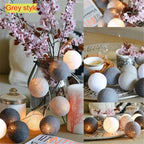 Cotton Balls String Lights  (OUT OF STOCK)