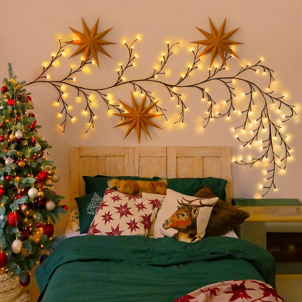 Christmas Tree Branch Lamp (Solar Powered)
