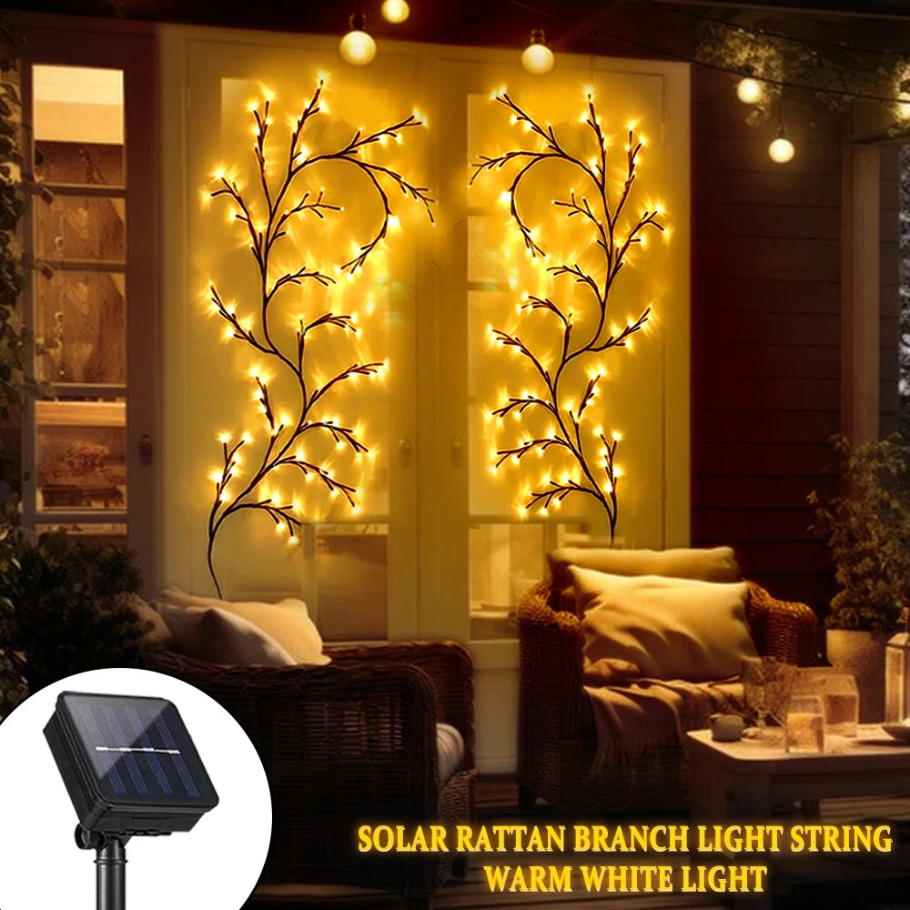 Christmas Tree Branch Lamp (Solar Powered)
