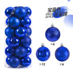 24/36Pcs/Box Xmas Tree Pendant Ornaments - (OUT OF STOCK)