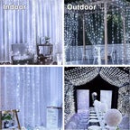 Christmas Curtain String Lights Decoration