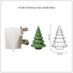 Christmas Tree Silicone Molds for Candle Making Xmas Handmade Candle Making Mould DIY Craft Candle Making Supplies