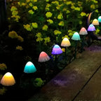 Solar-Powered Mushroom Lights Outdoor Decorative