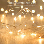 USB Led Fairy Lights Copper Wire String 20M 200LED Holiday Outdoor Lamp Garland For Christmas Tree Wedding Party Decoration