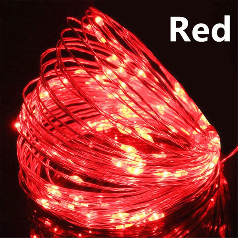 (USB) Christmas Lights Copper Wire String