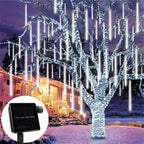 Meteor Shower Rain LED String Lights (Solar Powered)