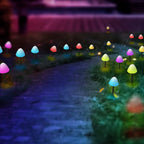 Solar-Powered Mushroom Lights Outdoor Decorative