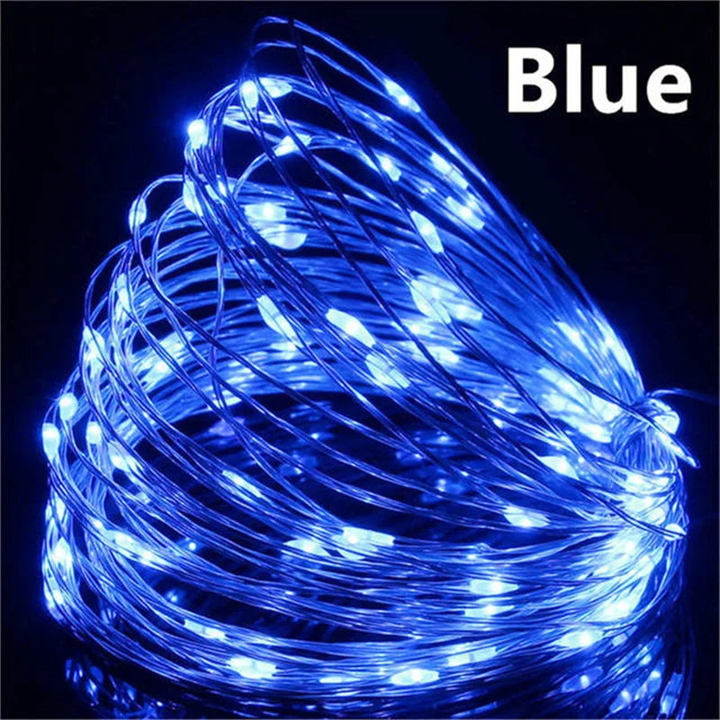 (USB) Christmas Lights Copper Wire String