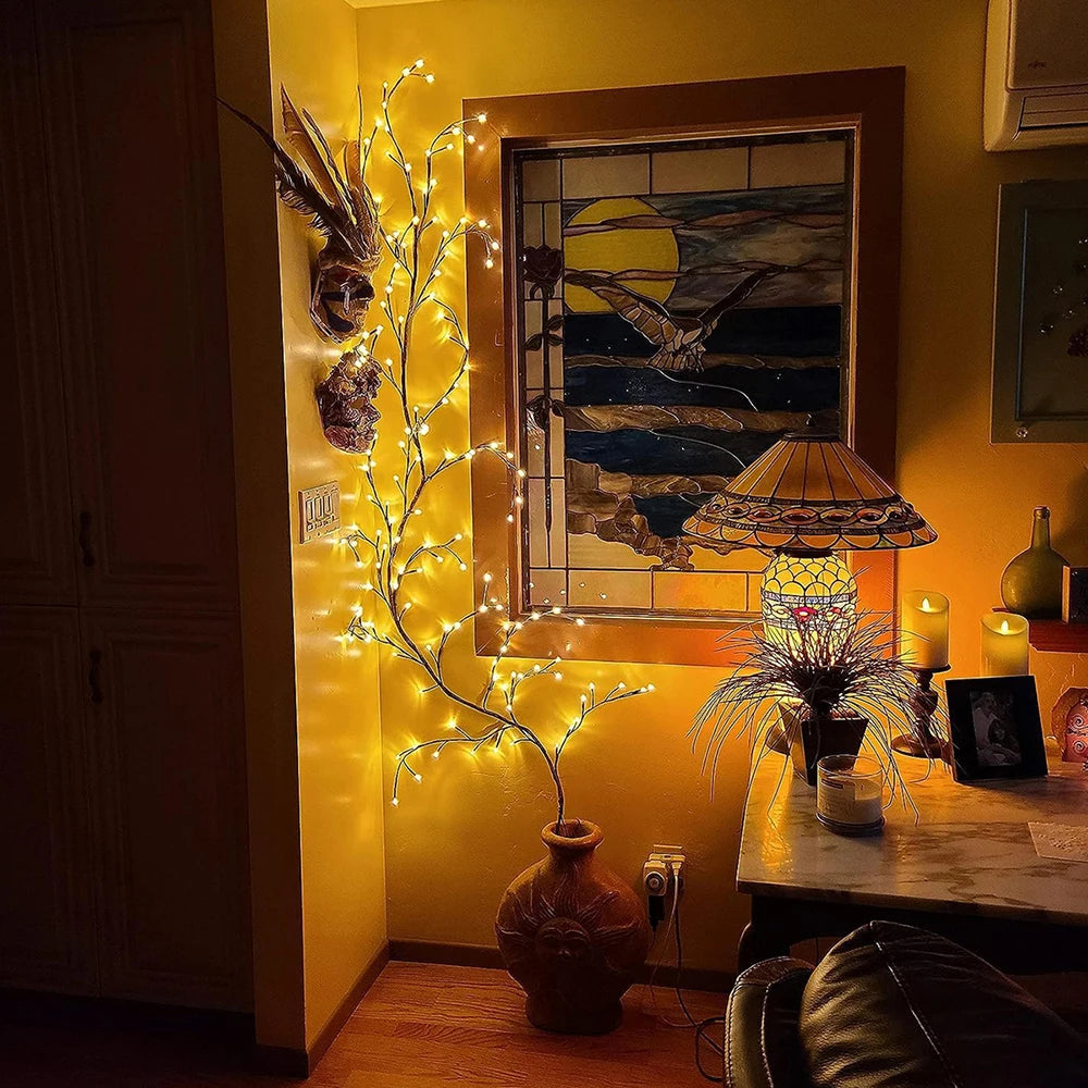 Christmas Tree Branch Lamp (Solar Powered)