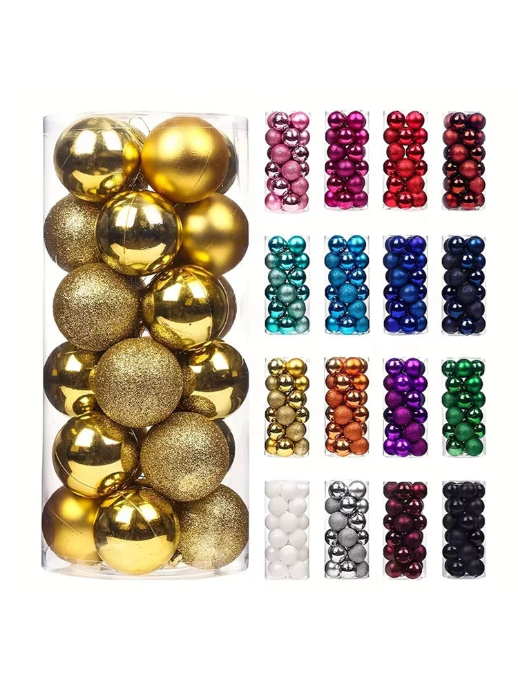 24/36Pcs/Box Xmas Tree Pendant Ornaments - (OUT OF STOCK)