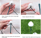 Solar-Powered Mushroom Lights Outdoor Decorative