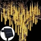 Meteor Shower Rain LED String Lights (Solar Powered)