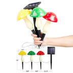 Solar-Powered Mushroom Light Garden Outdoor Decor