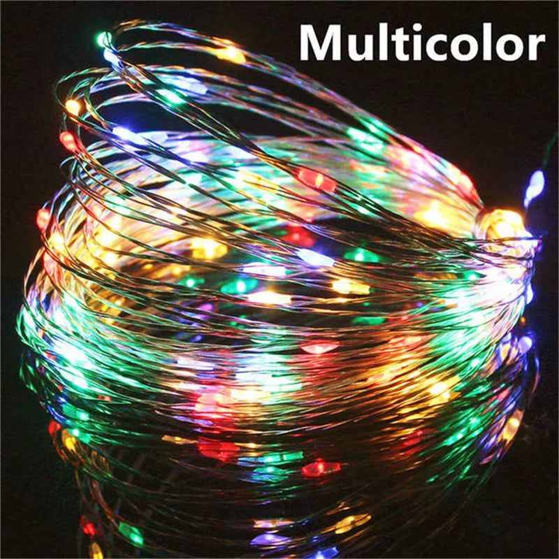 (USB) Christmas Lights Copper Wire String