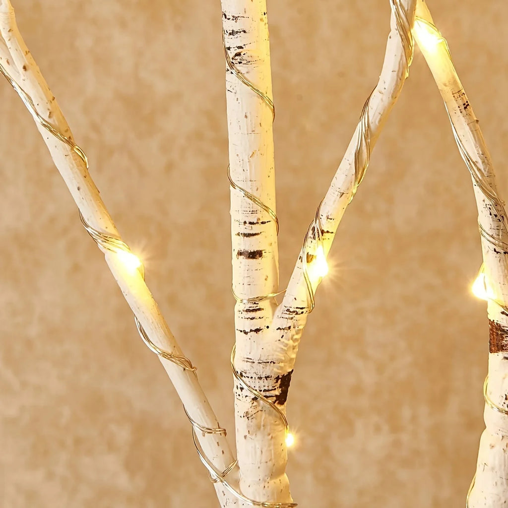 White Birch Branch Lights