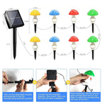 Solar-Powered Mushroom Light Garden Outdoor Decor