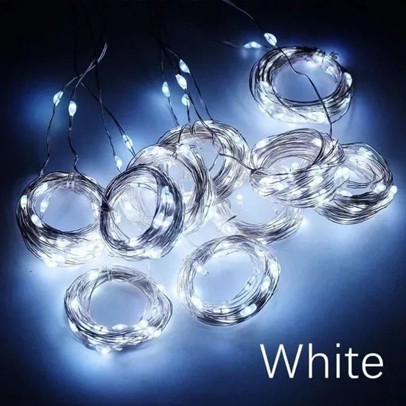 Christmas Curtain String Lights Decoration