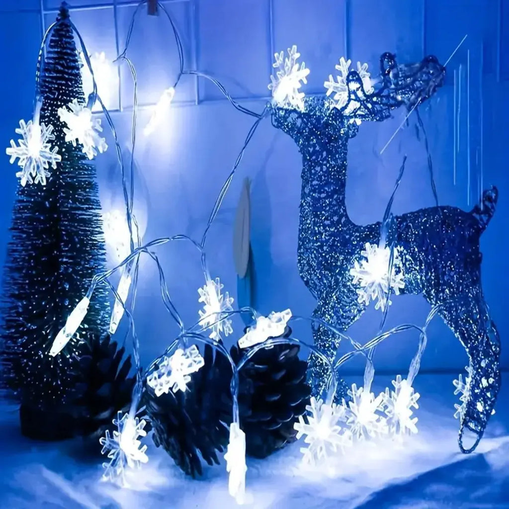 Snowflake Christmas String Light Indoor & Outdoor Decorative