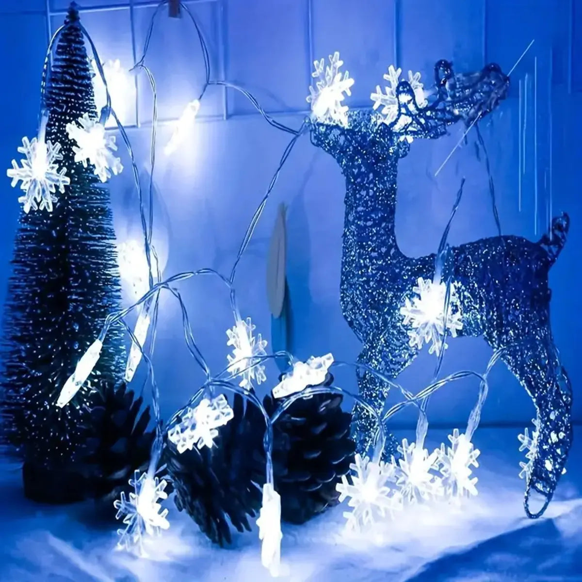 Snowflake Christmas String Light Indoor & Outdoor Decorative