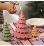Christmas Tree Silicone Molds for Candle Making Xmas Handmade Candle Making Mould DIY Craft Candle Making Supplies