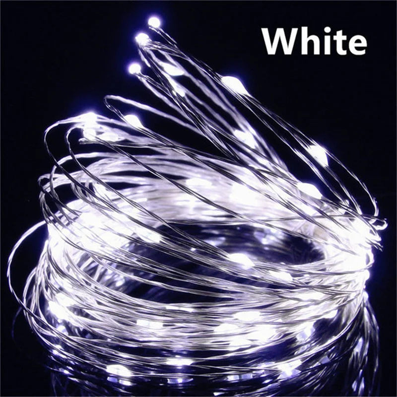 (USB) Christmas Lights Copper Wire String