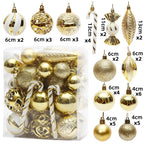 40 Pieces Christmas Ornaments Set
