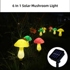 Solar-Powered Mushroom Light Garden Outdoor Decor